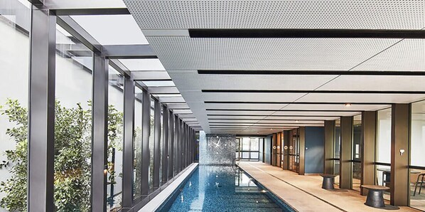 Indoor pool, a heated pool - 710/820 Box Hill Skyline luxury Apartment BoxHill (Box Hill)