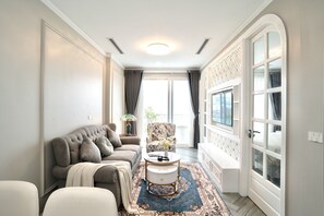 Living area - Paradise Luxury Apart Xuan Dieu (Hanoi)