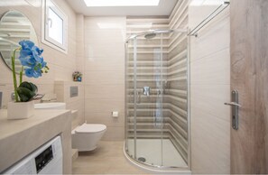 Basic Apartment | Bathroom | Hair dryer - Alcmene Lux Apartment (Zakynthos)