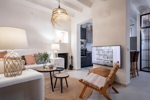 Living area - New Casa Roques 16 Townhouse in the Center of Javea Old Town (Xàbia)