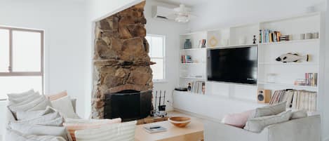 Smart TV, books, music library