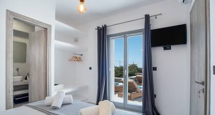 Villa 'Blue Bell Resort Sunrise' avec vue sur la mer, Wi-Fi et climatisation