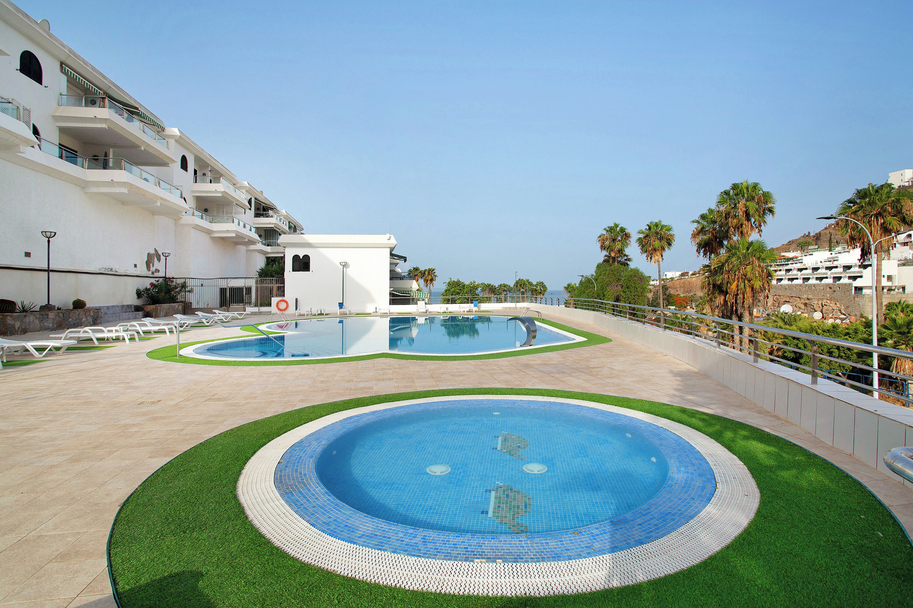 Una piscina riscaldata