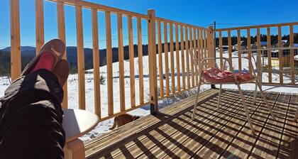 Chalet 'En Bois Tout Confort' avec vue sur montagne, terrasse privée et jardin privé
