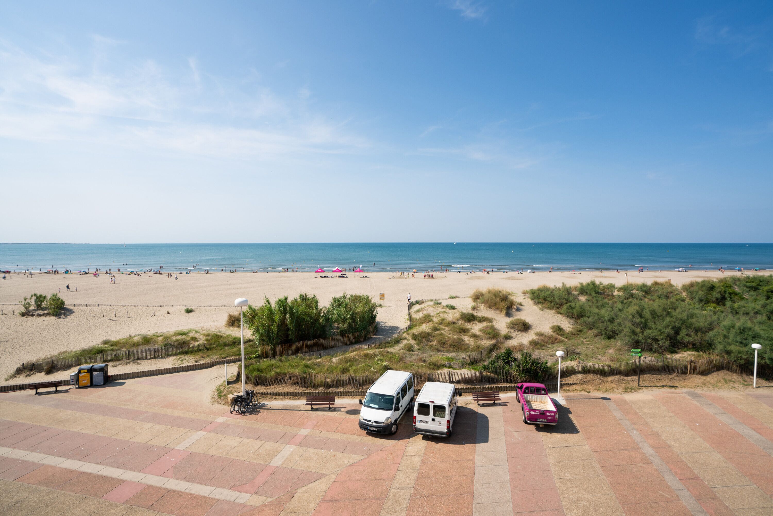 Accommodatie ligt op het strand