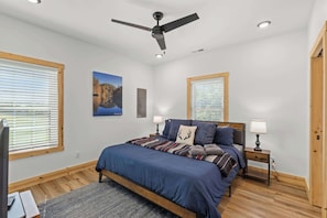 3 bedrooms, iron/ironing board, travel cot, WiFi