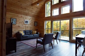 تلفزيون، مدفأة، مشغل دي في دي، كُتُب