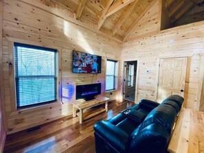 Fernseher, Kamin