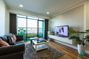 Deluxe Apartment | Living area - Paradise Home Mai Hac De (Hanoi)