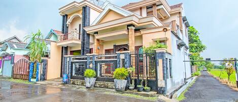 Fassade der Unterkunft