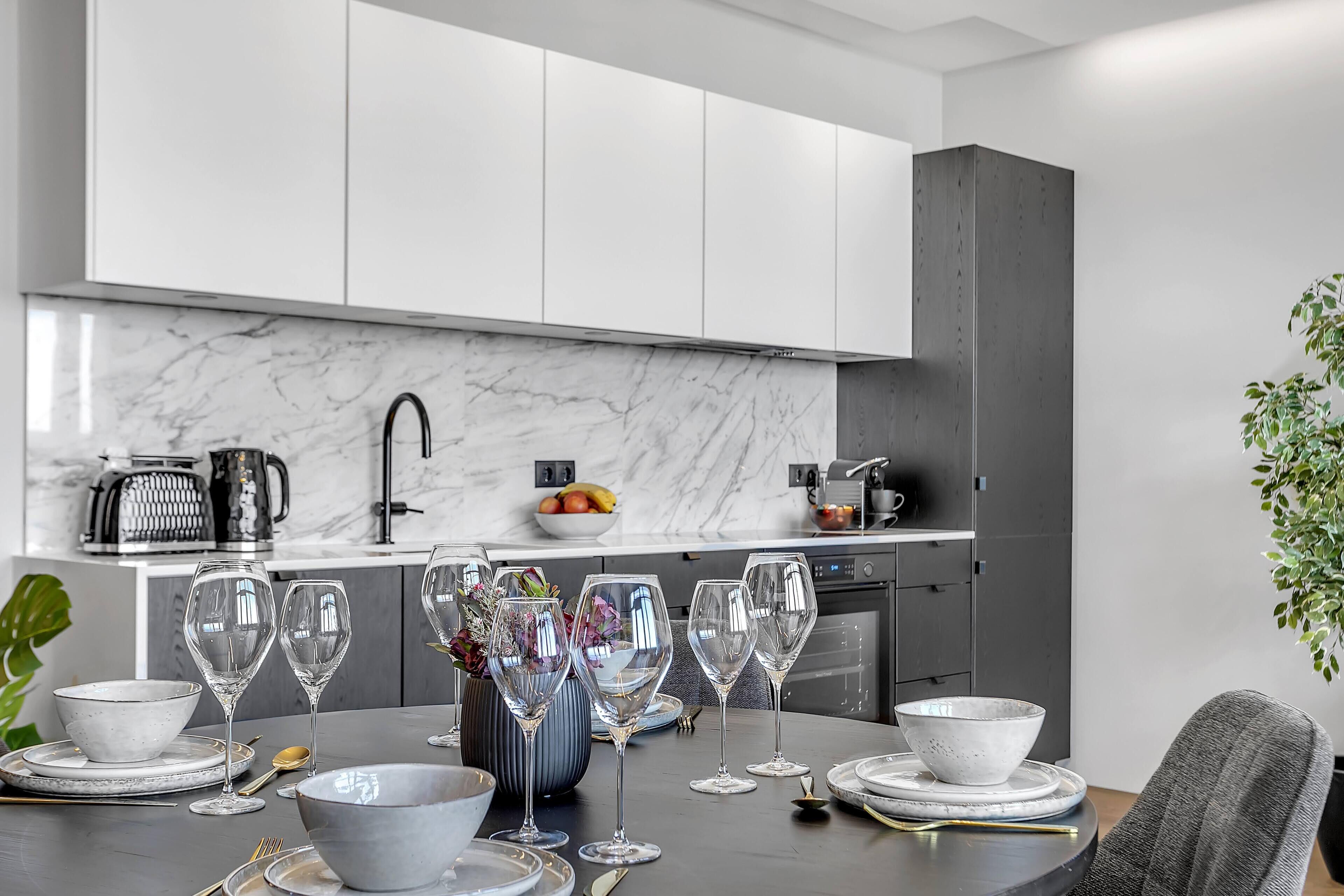 Attico City (One-Bedroom Apartment) | Cucina privata | Frigorifero, piano cottura, lavastoviglie, tostapane