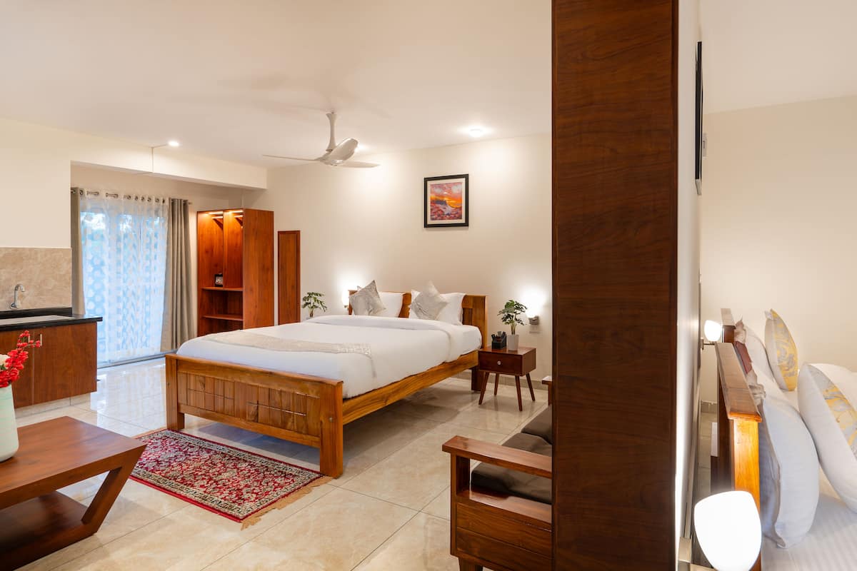 Suite de lujo | 1 habitación, ropa de cama de alta calidad y edredón