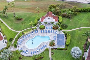 Una piscina riscaldata