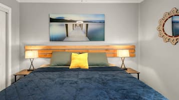 2 slaapkamers, een strijkplank/strijkijzer, wifi, beddengoed