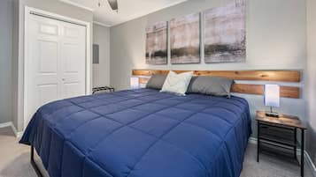 2 habitaciones, tabla de planchar con plancha, wifi y ropa de cama