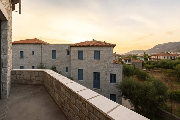 Nestled in nature's embrace, our stone-built home offers rustic charm and tranquility in Stoupa.