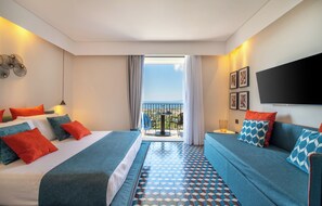 Superior Triple Room, Balcony, Sea View (G 2) | Pemandangan balkoni