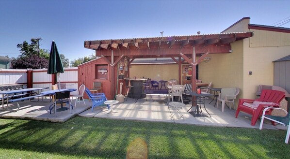 Ferienhaus, 1 Schlafzimmer | Speisen im Freien