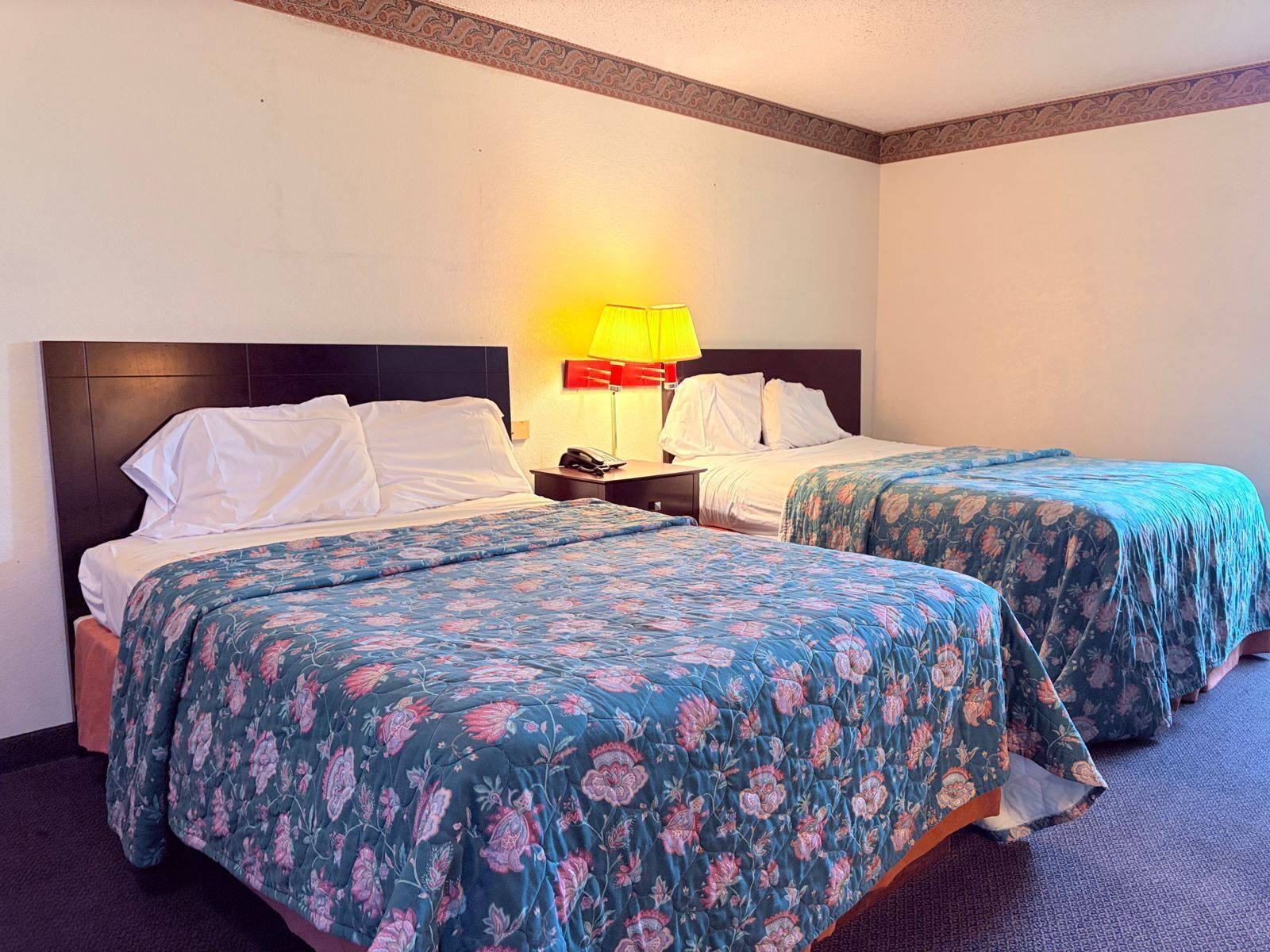 Room, 2 Queen Beds, Smoking | Desk, free WiFi, bed sheets