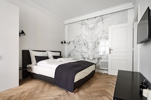 Apartamento luxo | Ferros/tábuas de passar roupa, Wi-Fi de cortesia, roupa de cama