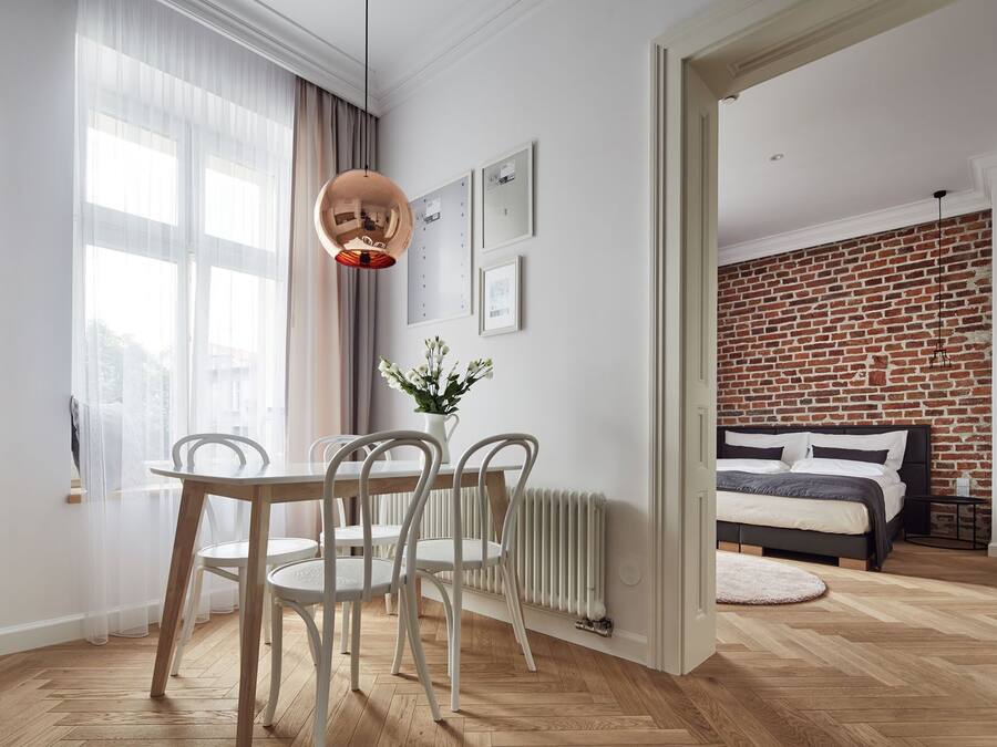 Superior Apartment, 1 Bedroom | Iron/ironing board, free WiFi, bed sheets
