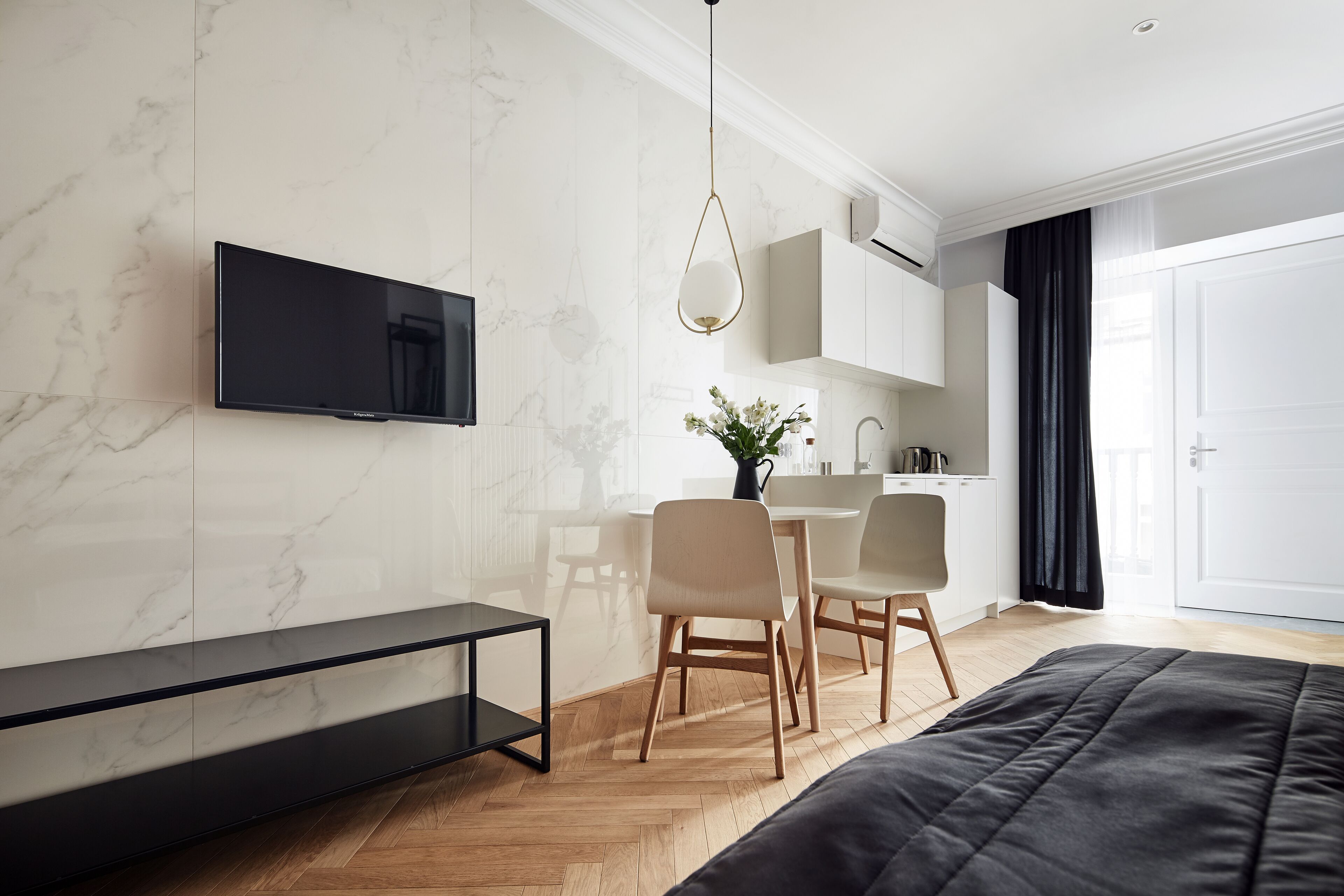 Standard Apartment | Seterika/papan seterika, Wi-fi percuma, cadar katil 