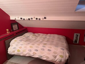 3 slaapkamers, een strijkplank/strijkijzer, gratis wifi, beddengoed