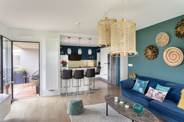 TV - Le Canal - Appt avec balcon - Vue dégagée en bord de Vilaine (Rennes)