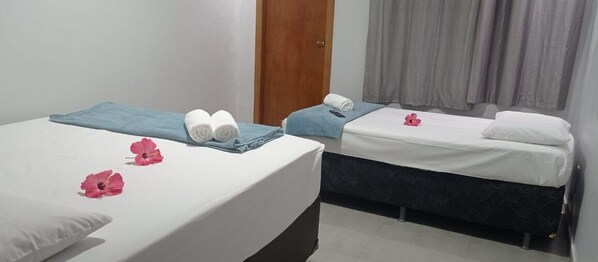 Free WiFi, bed sheets