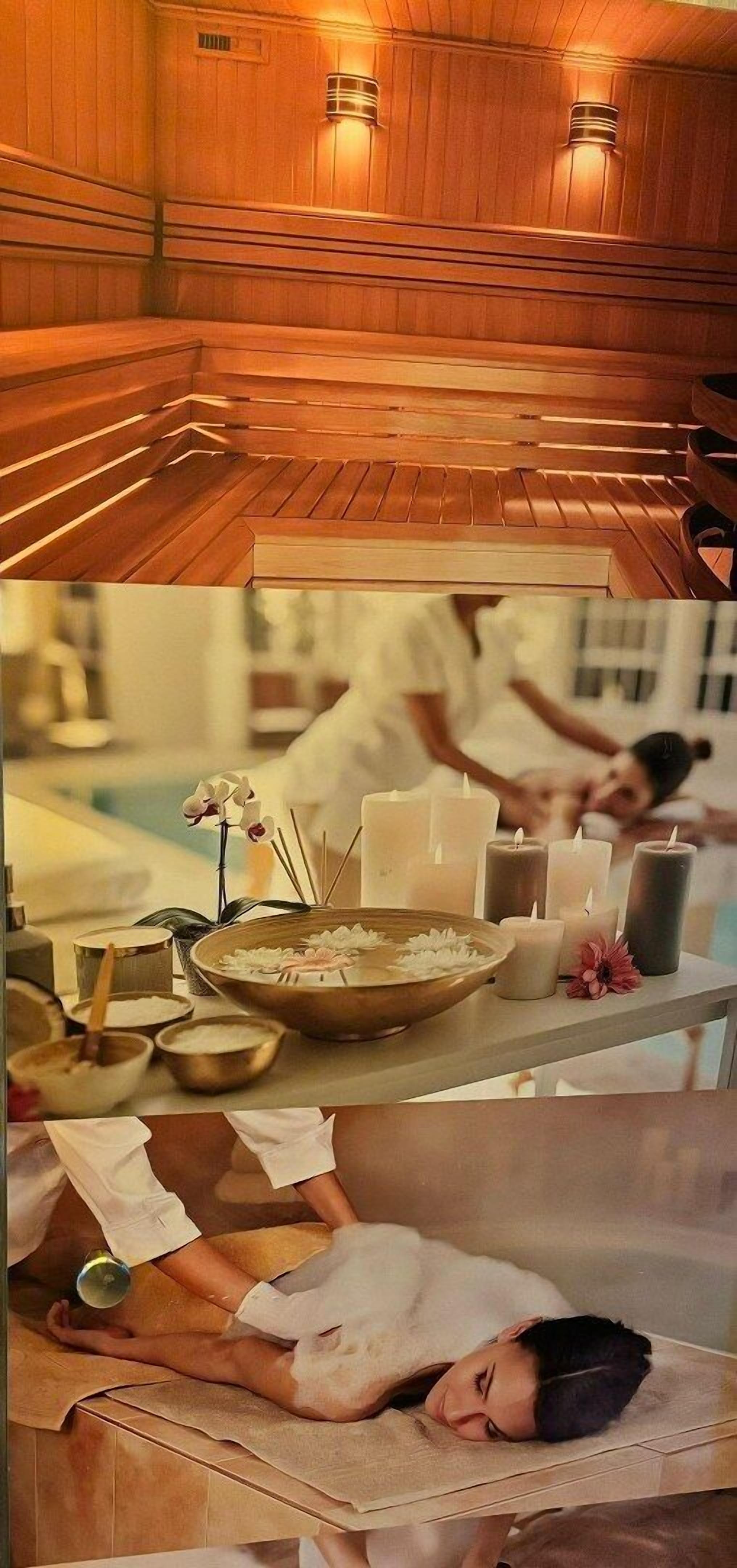 Salas de tratamiento para parejas y baño turco o hammam 