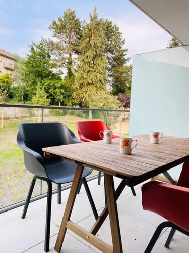 Lux Green Flat in Center-Parking&Terrace