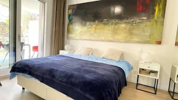 1 kamar tidur, meja kerja, dan Wi-Fi gratis