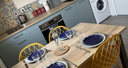 Plaisirs ocĂ©aniques : Appartement de rĂȘve en bord de mer Ă Hauteville-sur-Mer