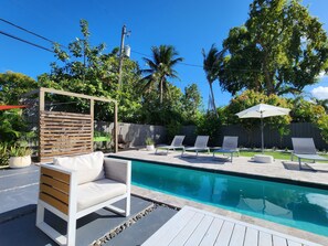 Pool - Zen backyard w/heated pool close to the Beach/Las Olas and Wilton Manors (Fort Lauderdale)