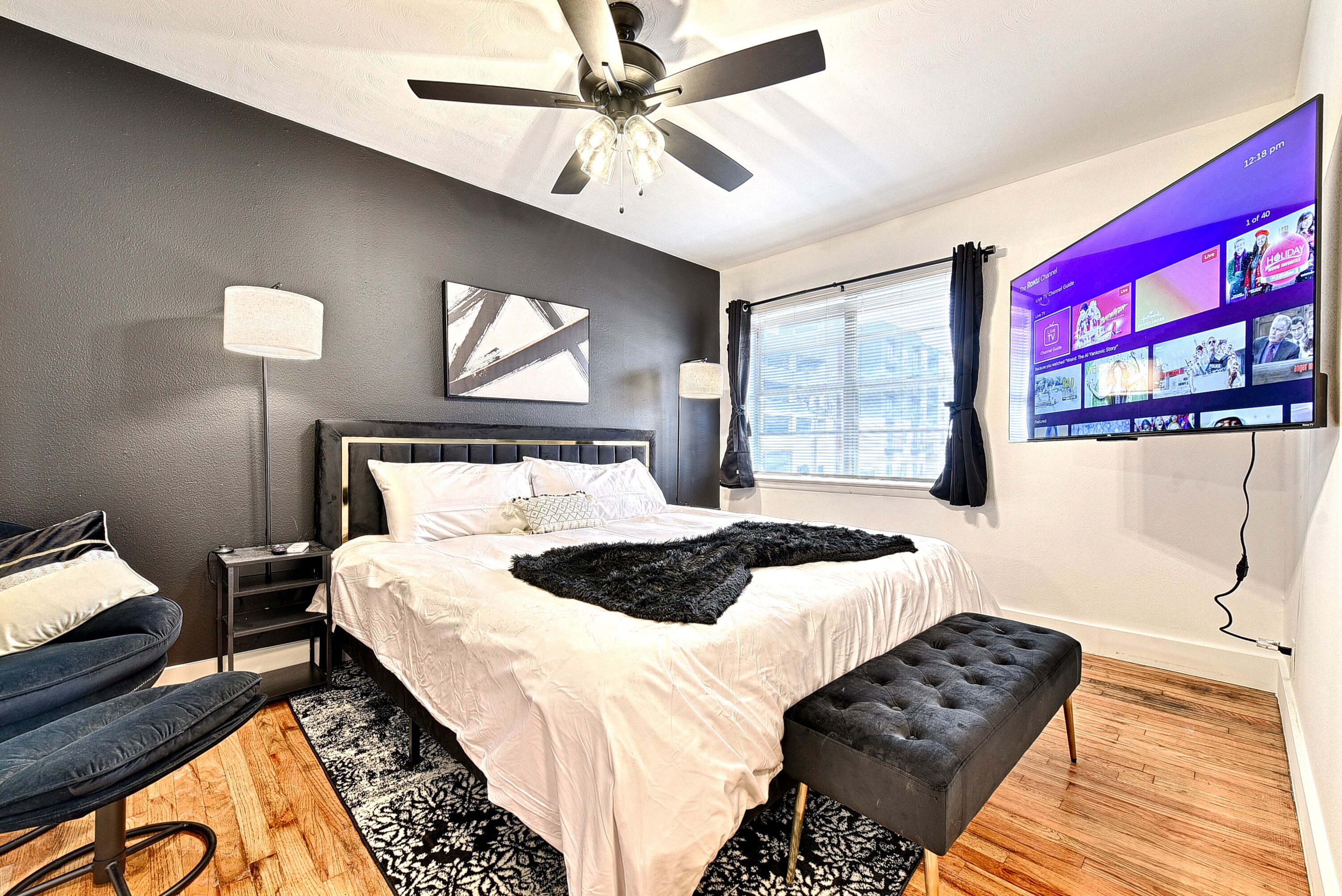 1 bedroom, premium bedding, down duvets, memory-foam beds