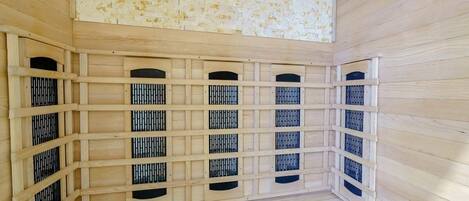 サウナ、ホットタブ、スチームサウナ