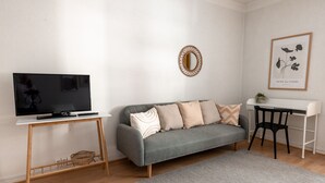 Lägenhet Standard | 1 sovrum, skrivbord, strykjärn/strykbräda och barnsängar