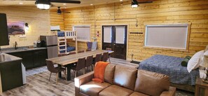 Family Cabin, Multiple Beds | Living area | Smart TV