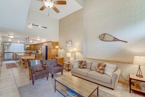 Smart TV, chimenea y reproductor de DVD 