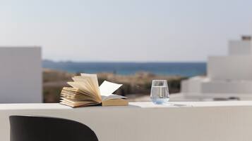 Family Suite, 2 rooms, partial sea view | In-room safe, desk, soundproofing, iron/ironing board