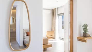 Family Suite, 2 rooms, sea view | In-room safe, desk, soundproofing, iron/ironing board