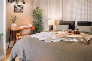 1 soveværelse, strygejern/strygebræt, Wi-Fi, sengetøj