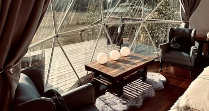 Prancing Pony Glamping Dome at Shirewoods Farm