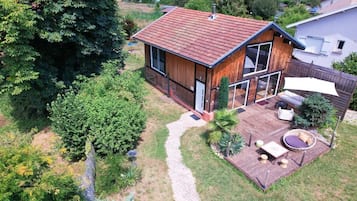 Een sauna, een bubbelbad, massagebehandelingen
