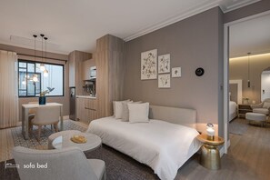 1 slaapkamer, een strijkplank/strijkijzer, gratis wifi