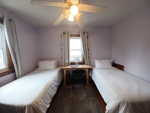 2 chambres, bureau, Wi-Fi, draps fournis
