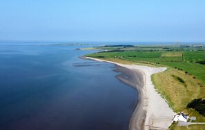 On the beach, beach towels - Lissadell on the Sea, Exclusive Seashore Rental on The Lissadell Estate (Lissadell Estate Ballinfull)