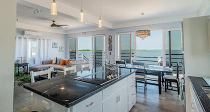 Amazing 2 story oceanfront house with pool, balcony, central AC, & W/D