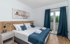 4 多间卧室、熨斗/熨衣板、旅行婴儿床、免费 WiFi