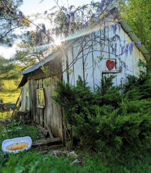 Exterior detail - Private Glamping Cabin set in Woodland Paradise- Welcome to the Rustic Roost! (Walton)